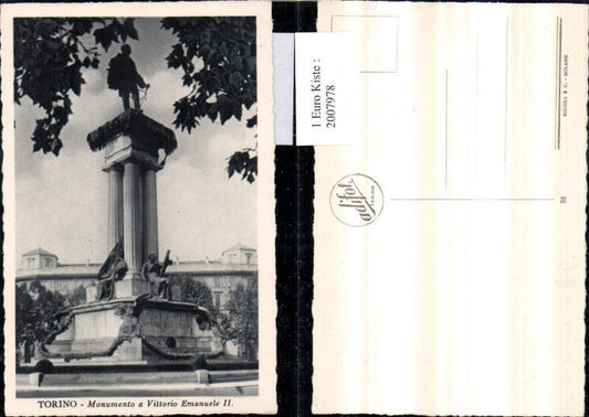 2007978,Torino Turin Monumento a Vittorio Emanuele 2 Denkmal