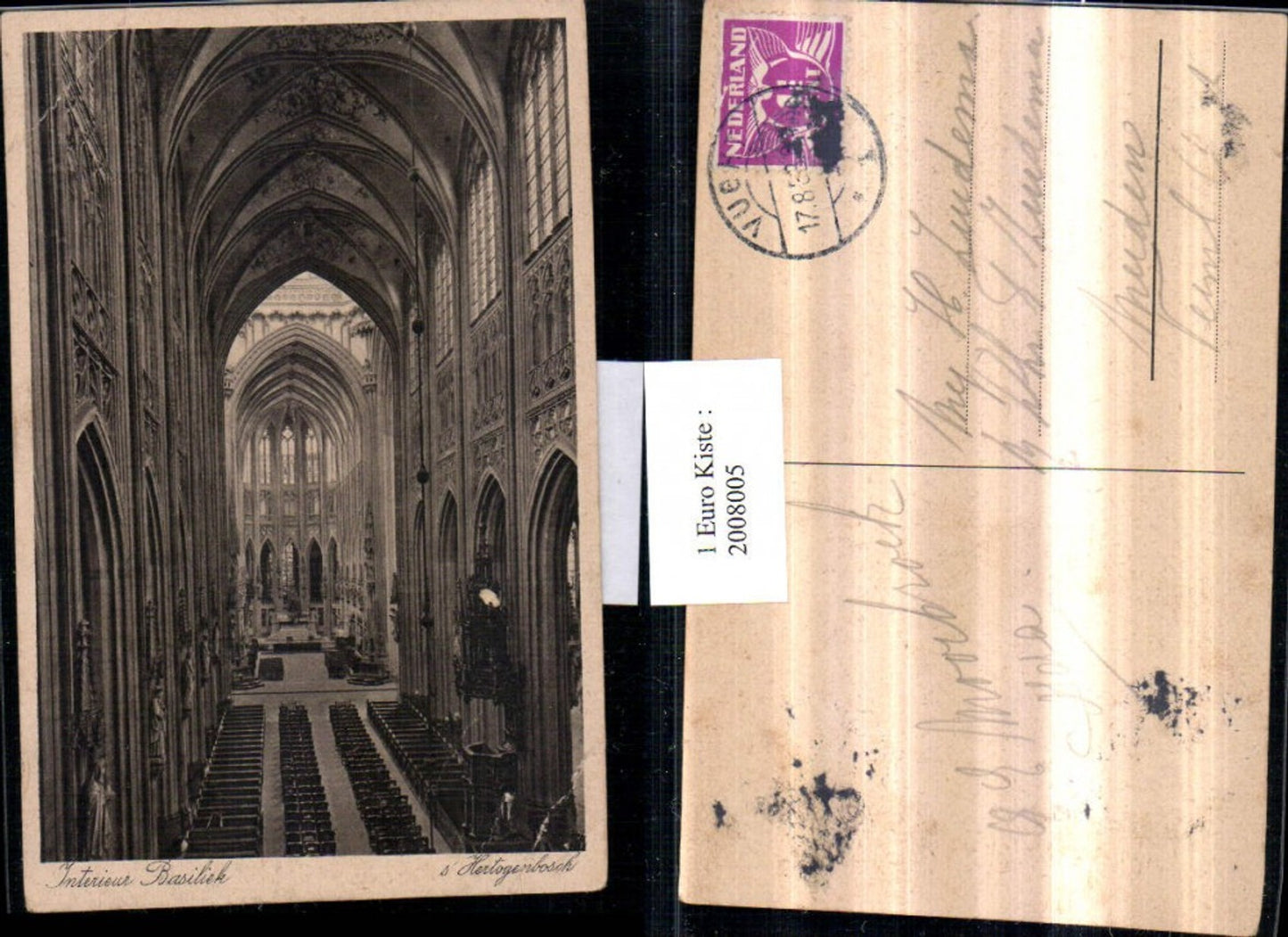 2008005,’s-Hertogenbosch Interieur Basilek Innenansicht Kirche