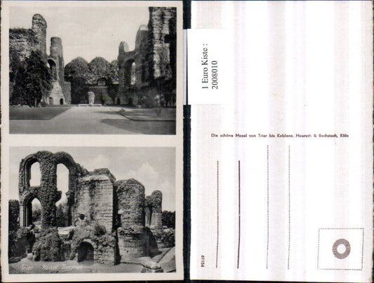2008010,Trier Kaiser Thermen Ruine Mehrbildkarte