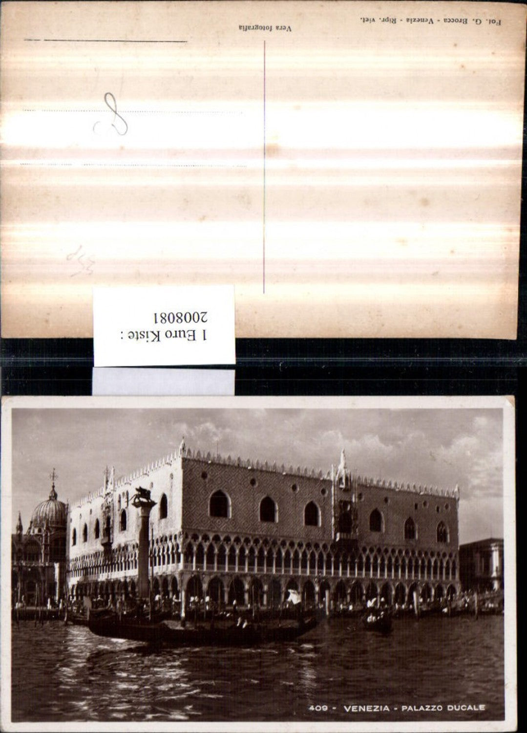 2008081,Venezia Venedig Palazzo Ducale Palast Gondel