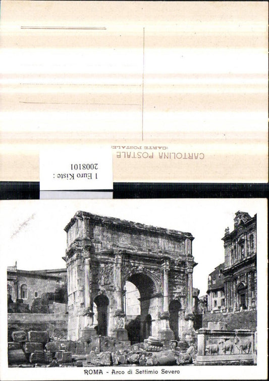 2008101,Roma Rom Arco di Settimio Severo Bogen
