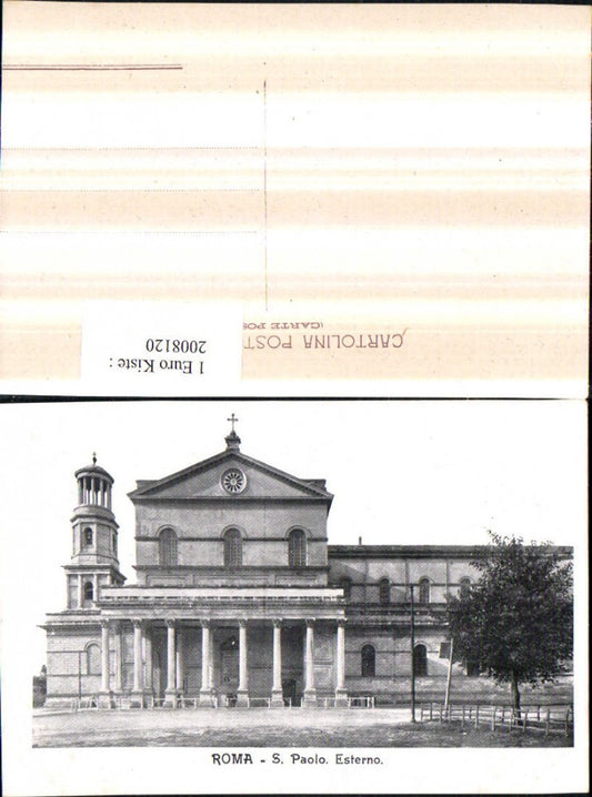 2008120,Roma Rom S. Paolo Esterno Kirche