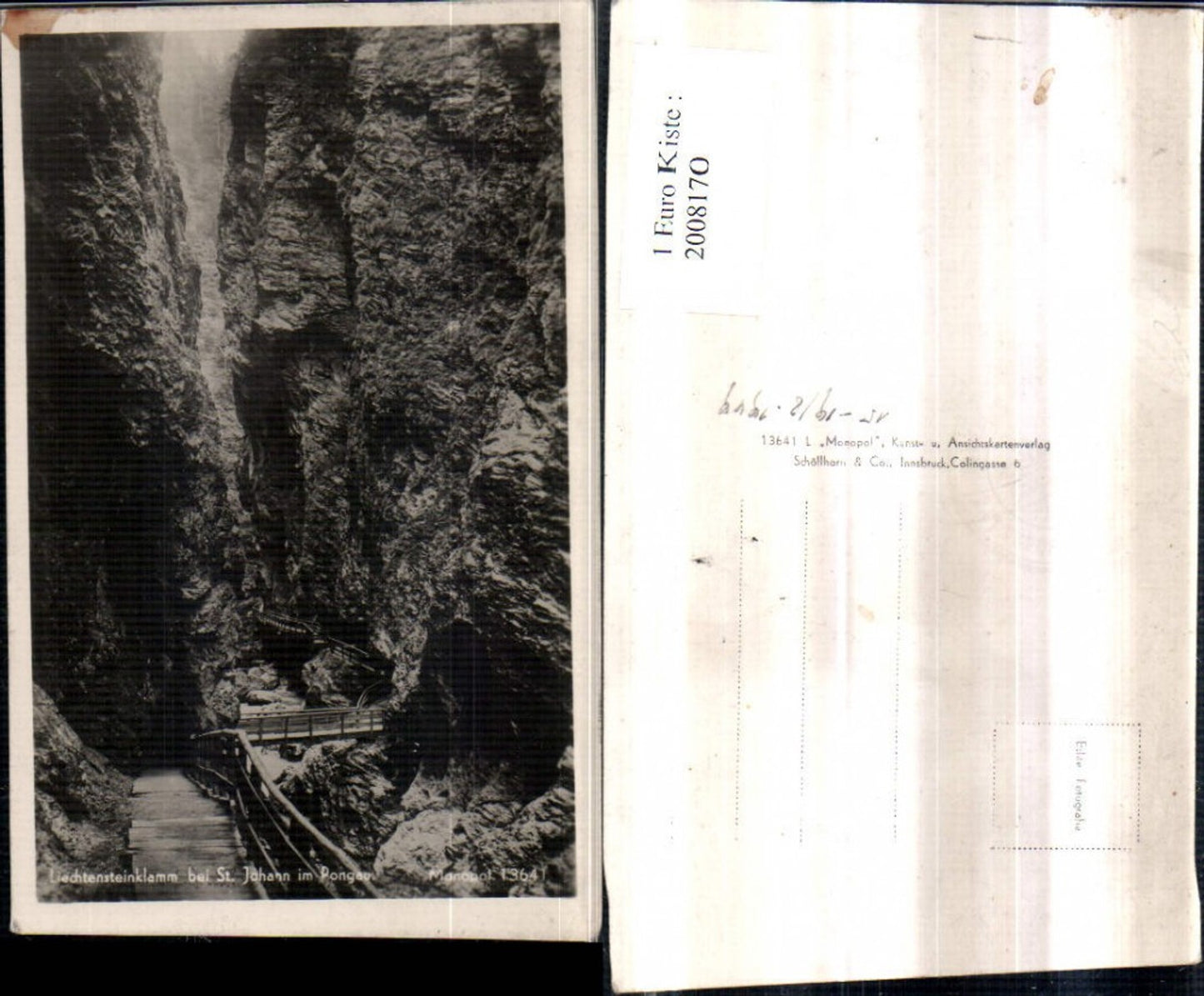 2008170,Liechtensteinklamm b. St. Johann im Pongau Partie