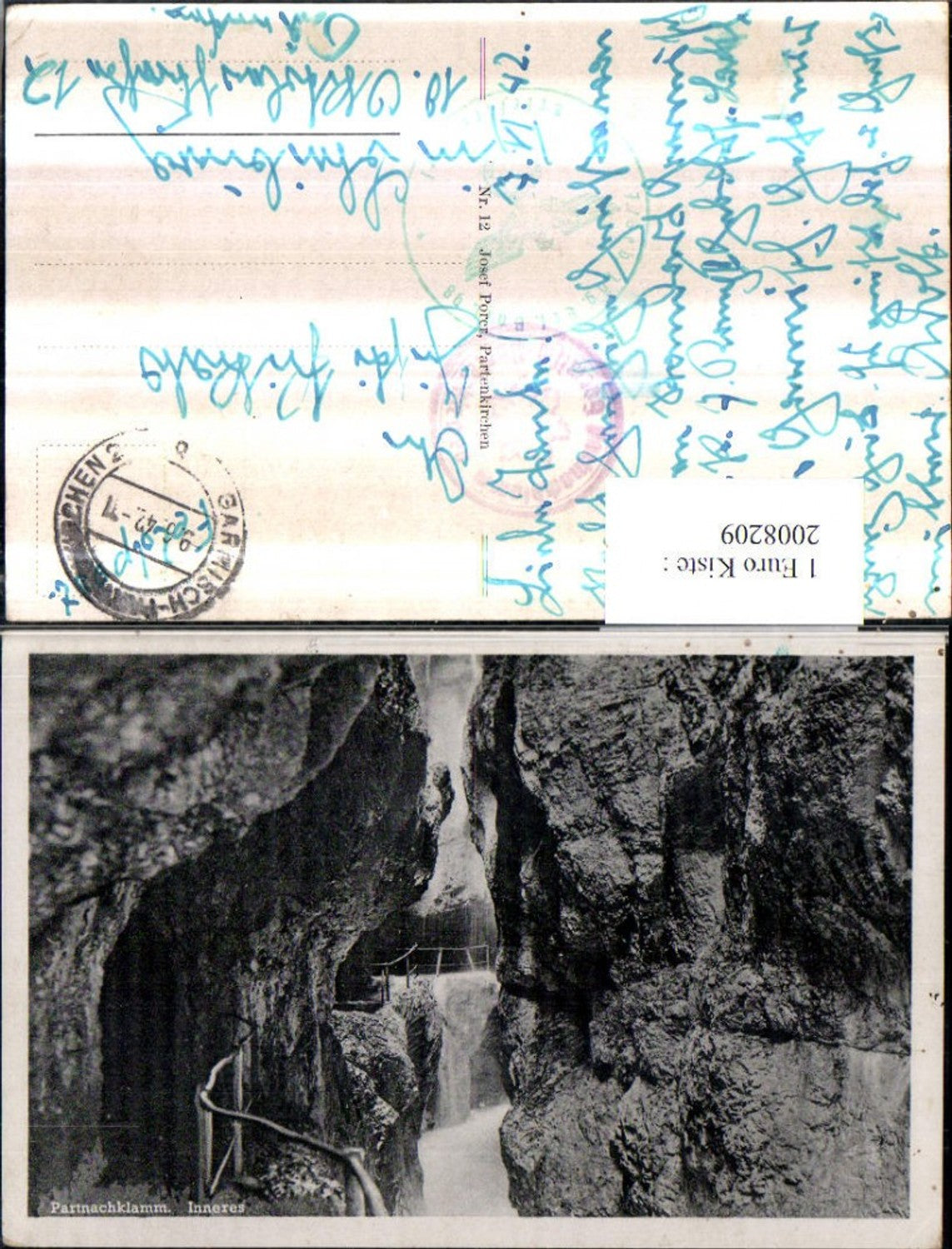 2008209,Partnachklamm Klamm Partie b. Garmisch-Partenkirchen