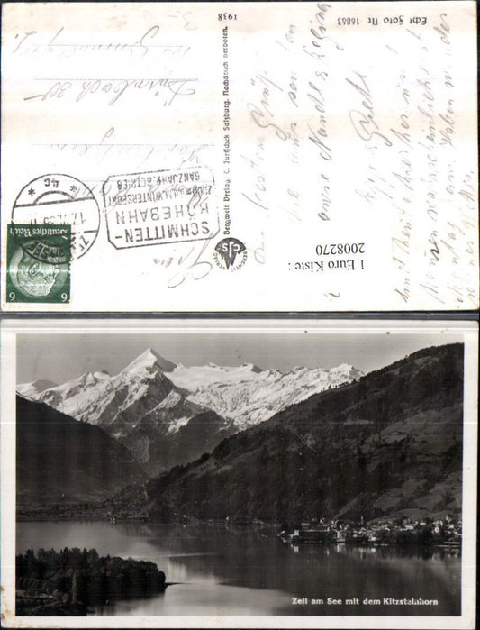 2008270,Zell am See Totale m. Kitzsteinhorn Bergkulisse
