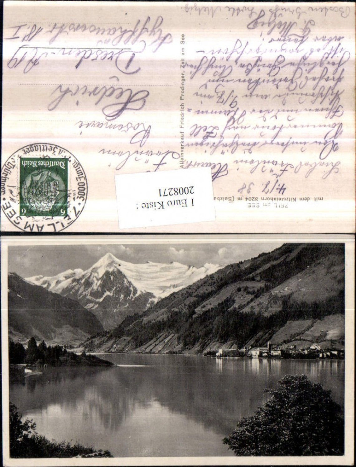 2008271,Zell am See Totale m. Kitzsteinhorn Bergkulisse