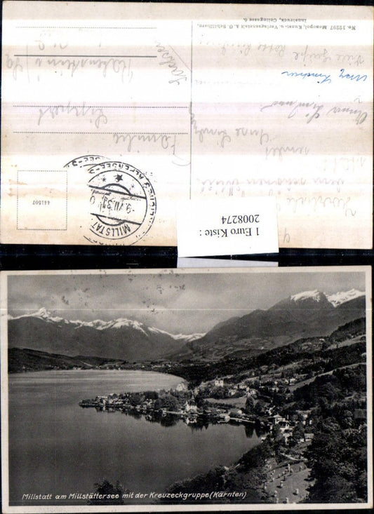 2008274,Millstatt am MillstätterseeTotale m. Kreuzeckgruppe Bergkulisse