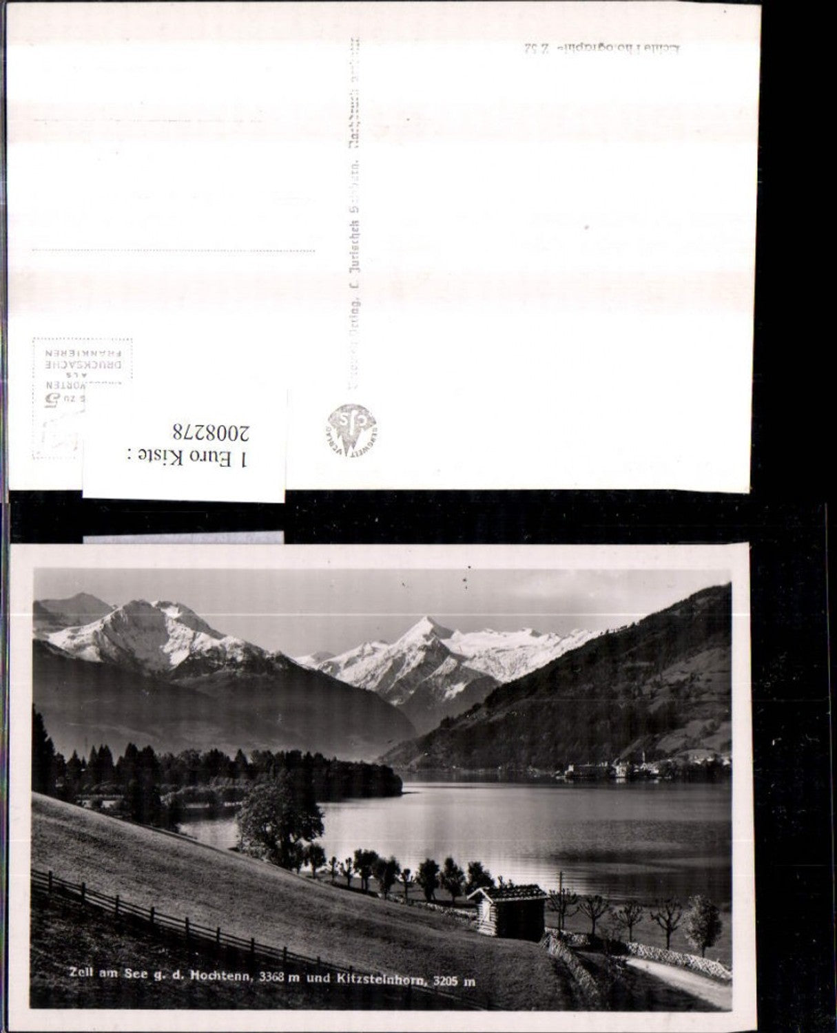 2008278,Zell am See Teilansicht geg. Hochtenn u. Kitzsteinhorn Bergkulisse