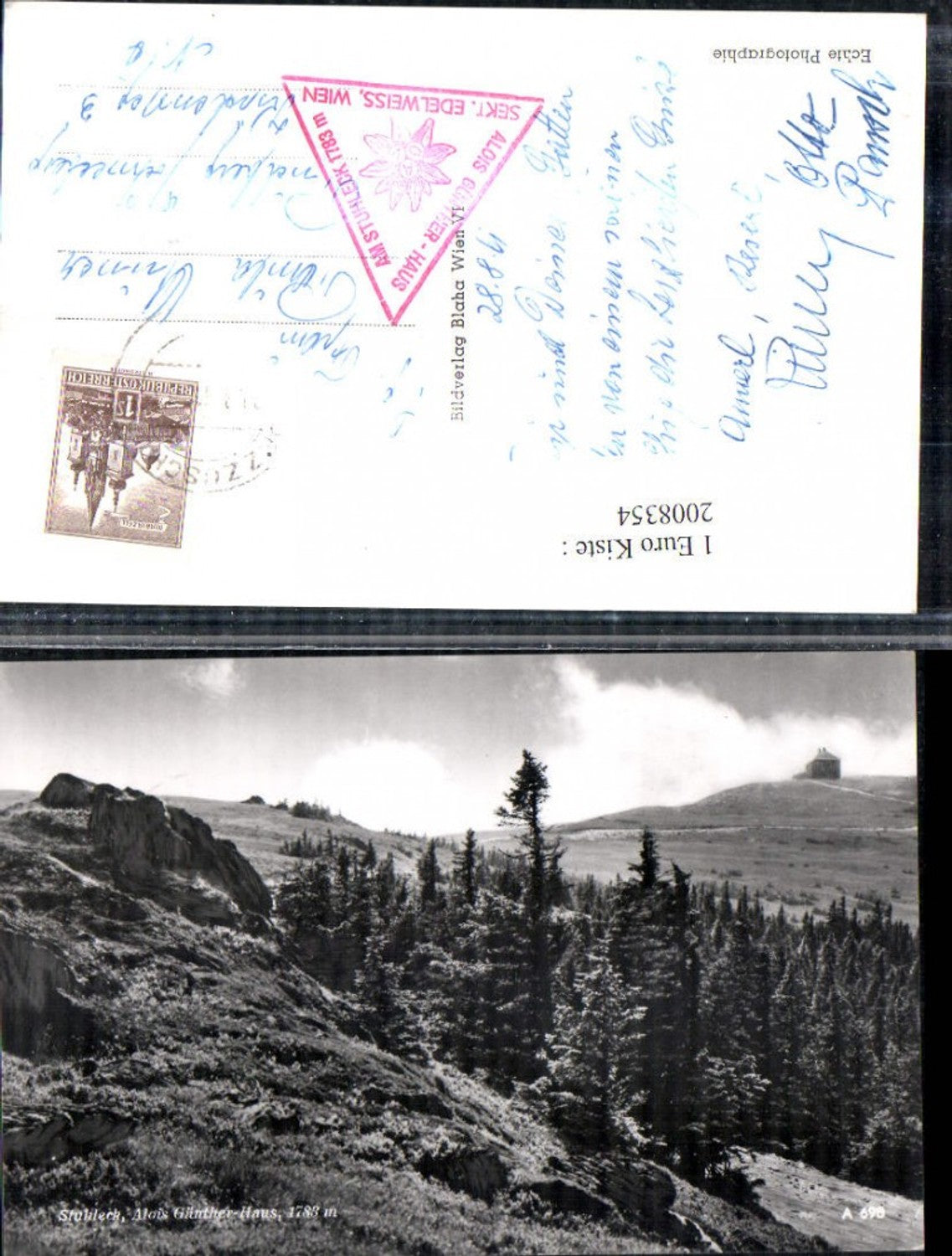 2008354,Stuhleck Alois Günther-Haus Berghütte b. Mürzzuschlag