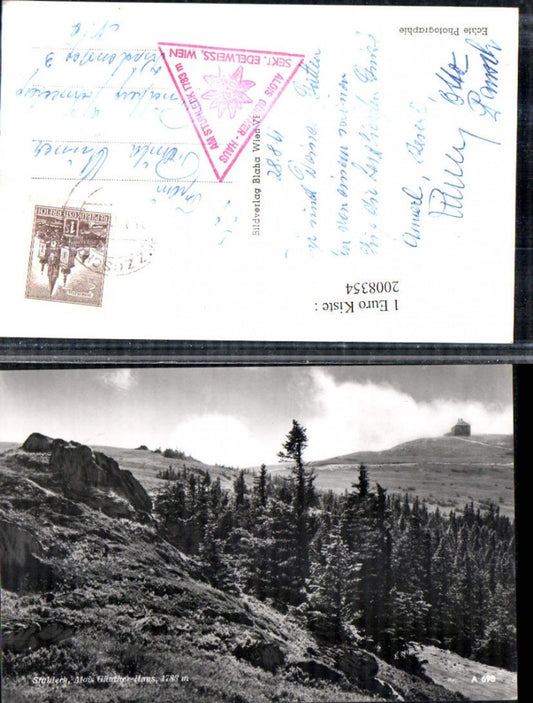 2008354,Stuhleck Alois Günther-Haus Berghütte b. Mürzzuschlag