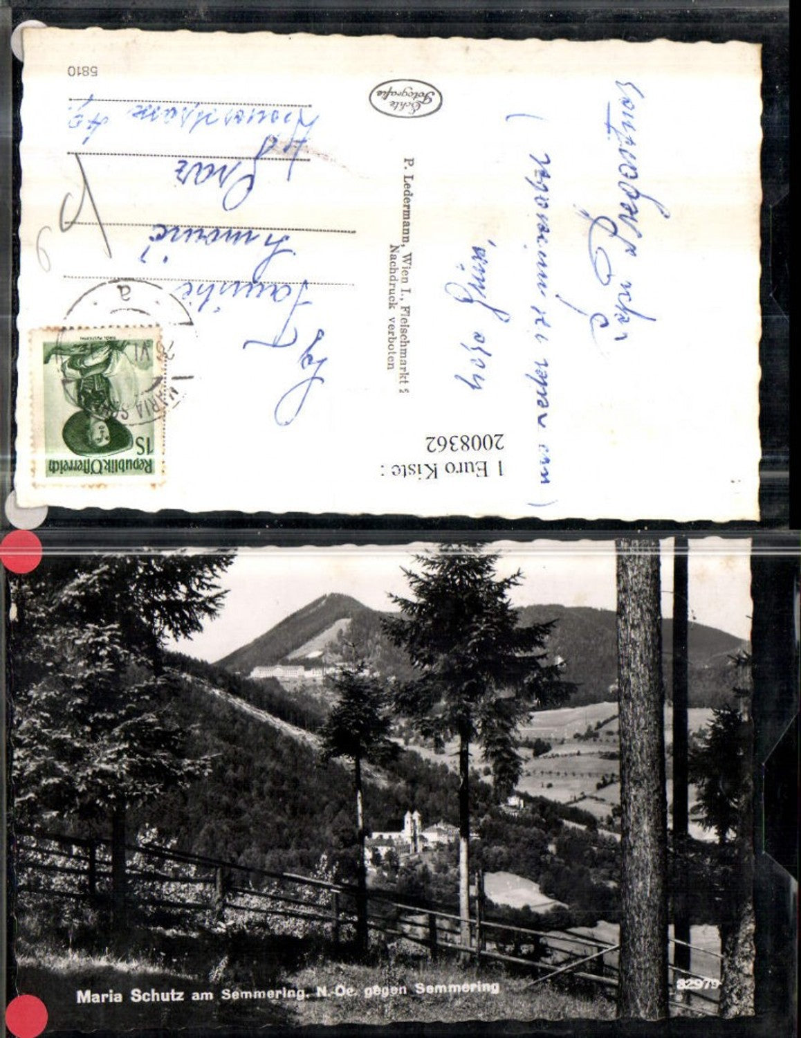 2008362,Blick zu Maria Schutz am Semmering geg. Semmering