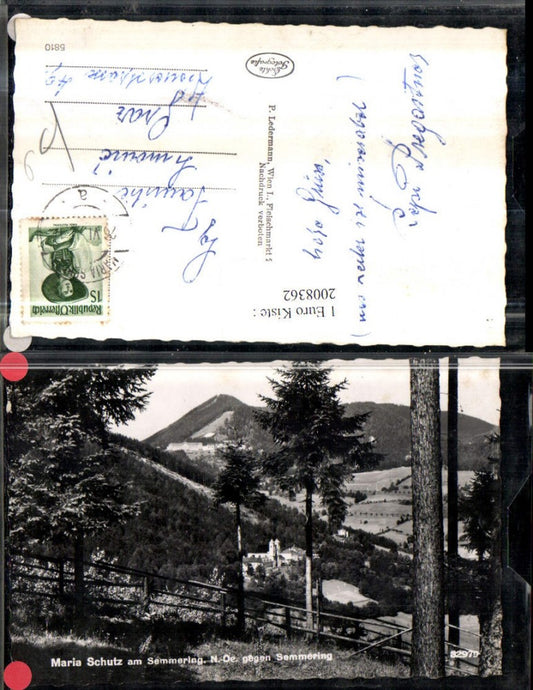 2008362,Blick zu Maria Schutz am Semmering geg. Semmering