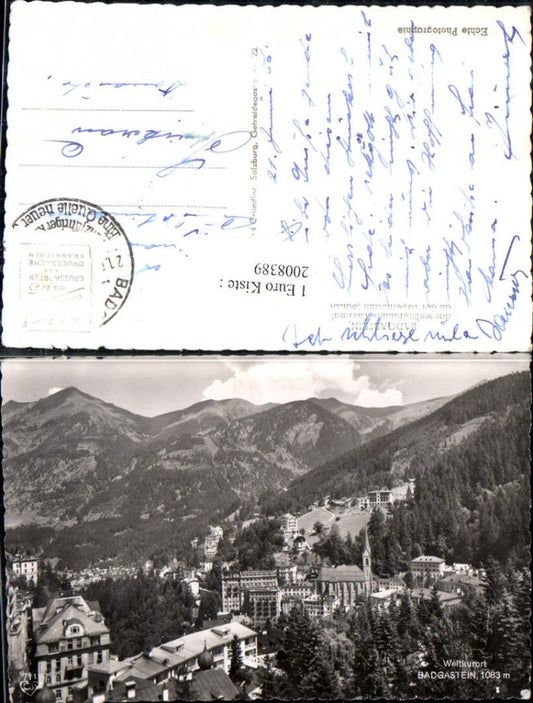 2008389,Badgastein Bad Gastein Totale Bergkulisse