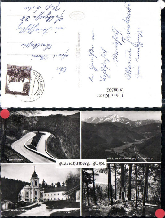 2008392,Mariahilfberg Wallfahrtskirche Raimundsitz Höhenstraße Schneeberg Mehrbildkarte