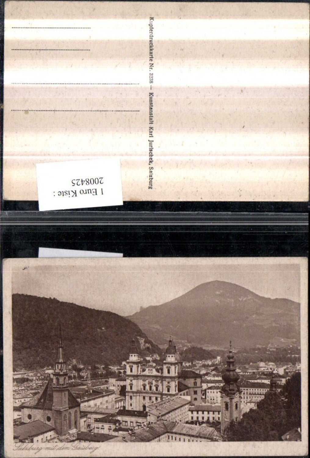 2008425,Salzburg Teilansicht Kirchen m. Gaisberg