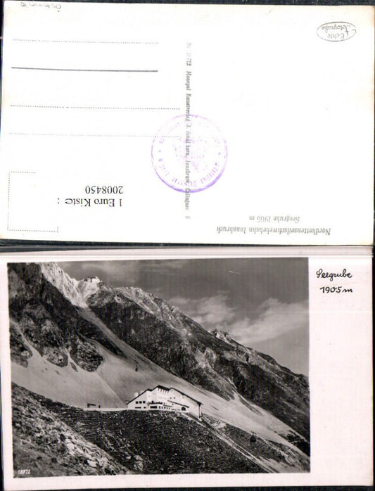 2008450,Nordkettenseilschwebebahn Innsbruck Seegrube Station Bergkulisse