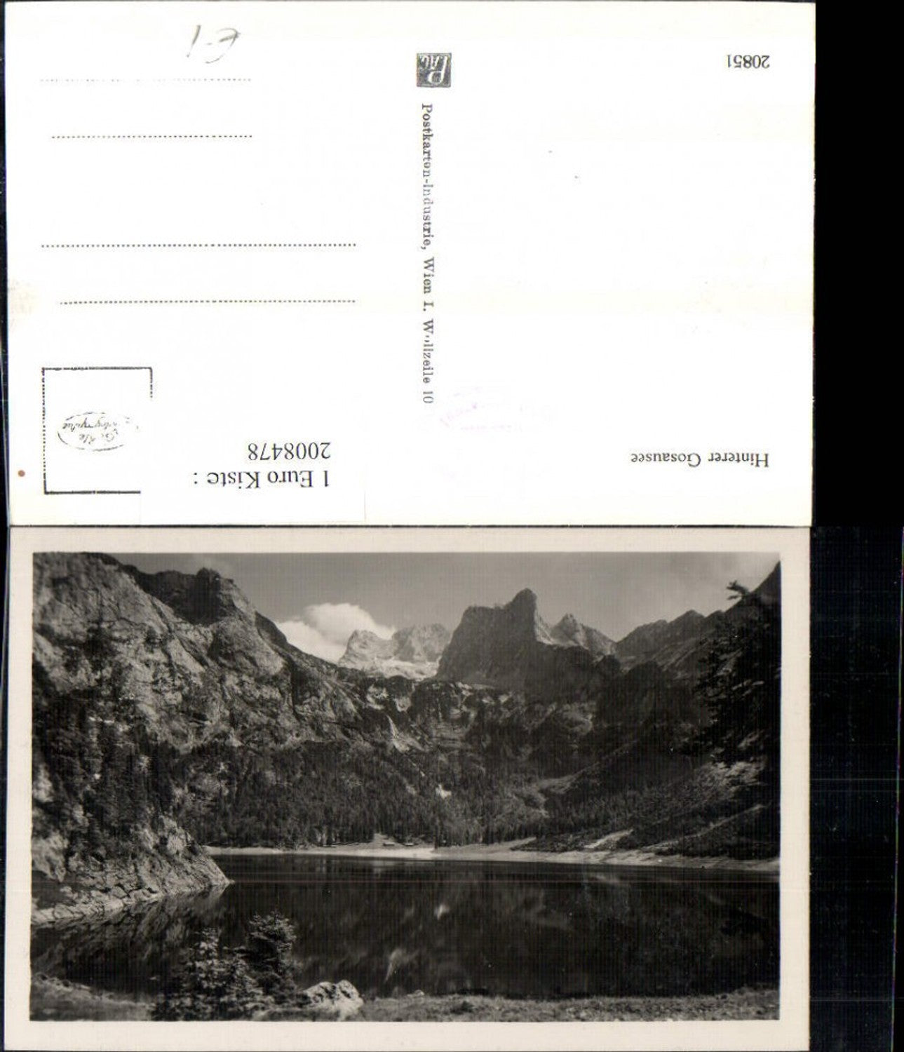 2008478,Hinterer Gosausee See b. Gosau Bergkulisse