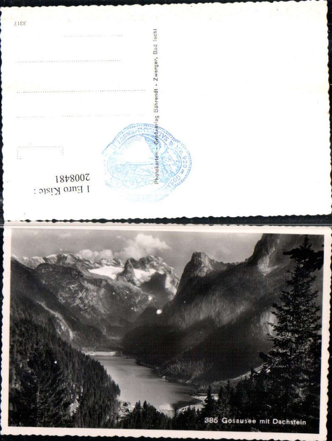 2008481,Gosausee See b. Gosau m. Dachstein Bergkulisse