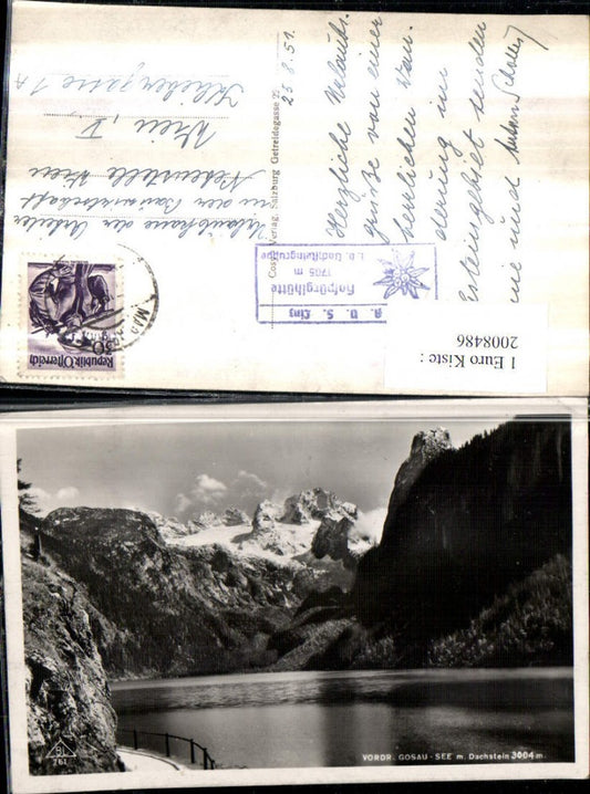 2008486,Gosausee See b. Gosau m. Dachstein Bergkulisse