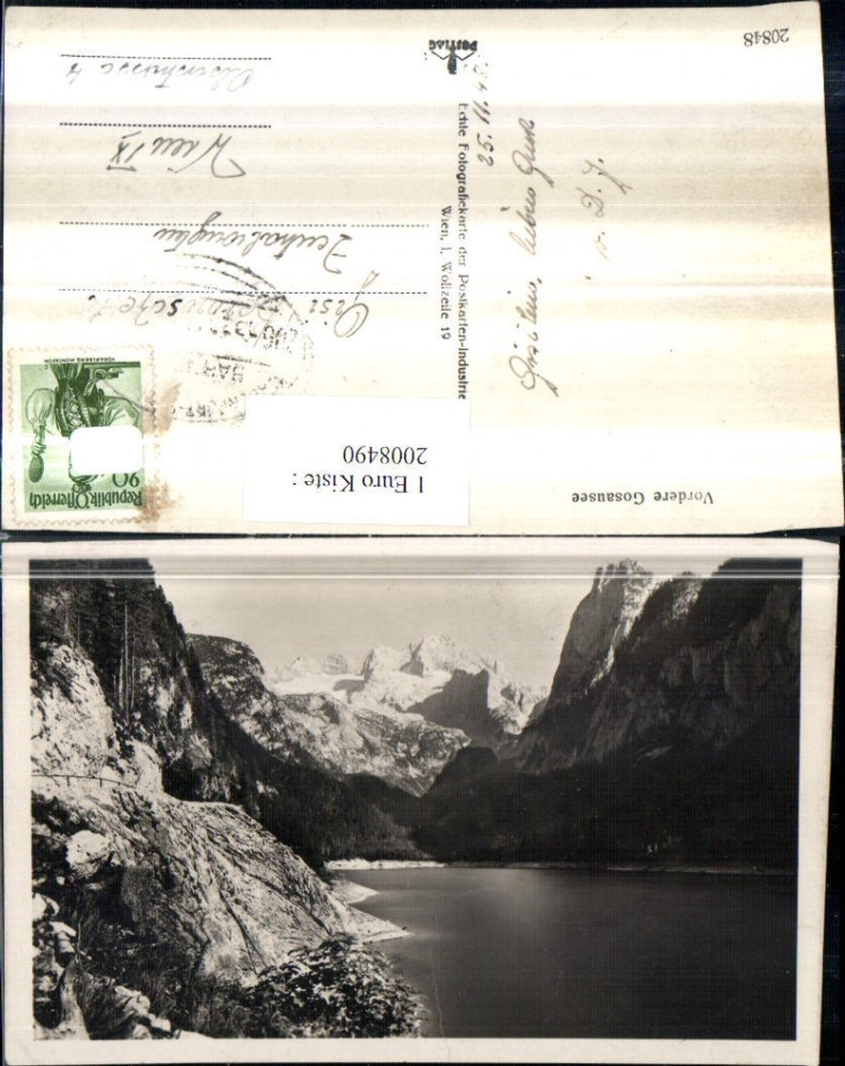 2008490,Vorderer Gosausee See b. Gosau Bergkulisse