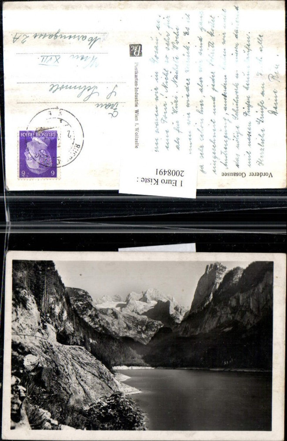 2008491,Vorderer Gosausee See b. Gosau Bergkulisse