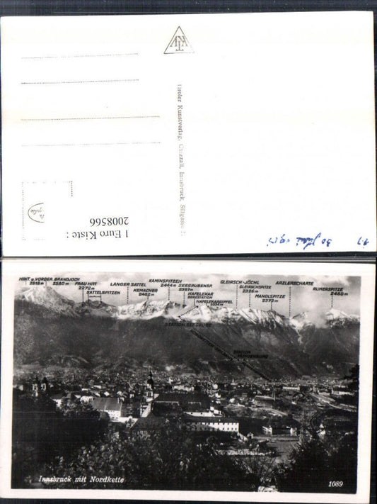 2008566,Innsbruck Totale m. Nordkette Bergkulisse