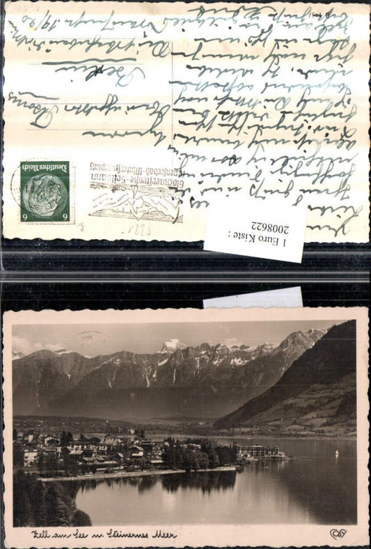 2008622,Zell am See Totale m. Steinernes Meer Bergkulisse pub Cosy