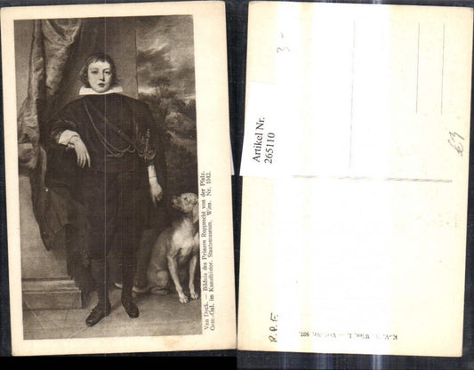 265110,Künstler Ak Van Dyck Bildnis des Prinzen Rupprecht v. d. Pfalz Adel Monarchie