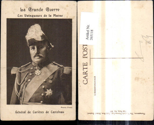 265118,General de Curieres de Castelnau Soldat Uniform Adel Monarchie