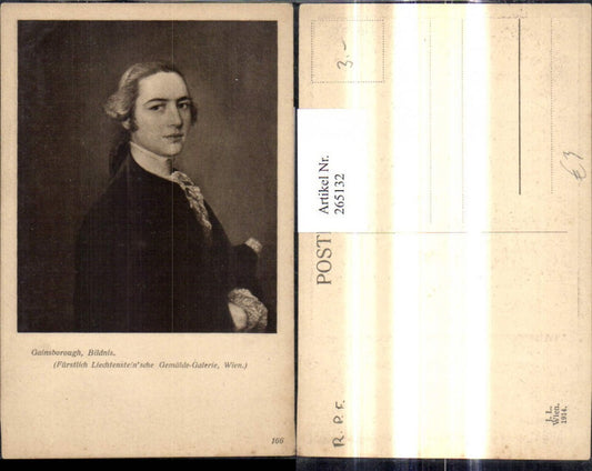 265132,Künstler Ak Gainsborough Bildnis Kunst Wissenschaft