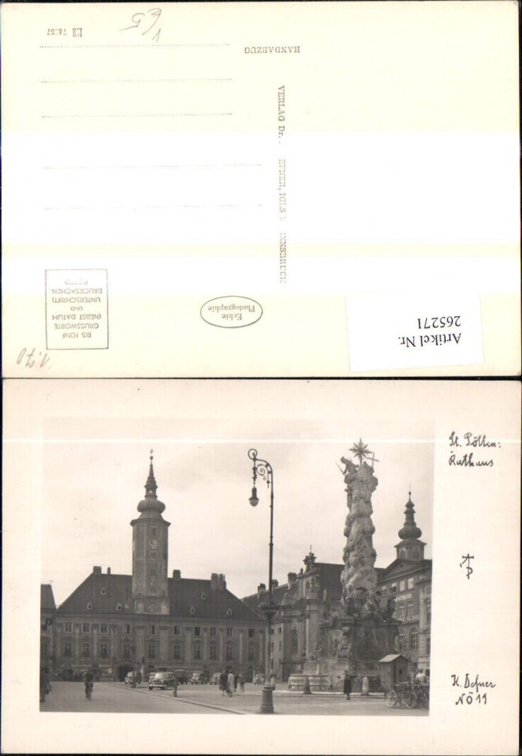 265271,Fotokunst Dr. Defner Nö 11 St Pölten Rathaus