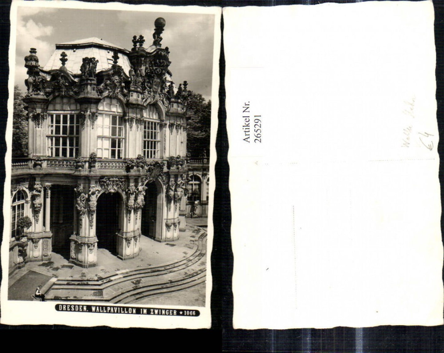 265291,Fotokunst Walter Hahn 1066 Dresden Wallpavillon im Zwinger
