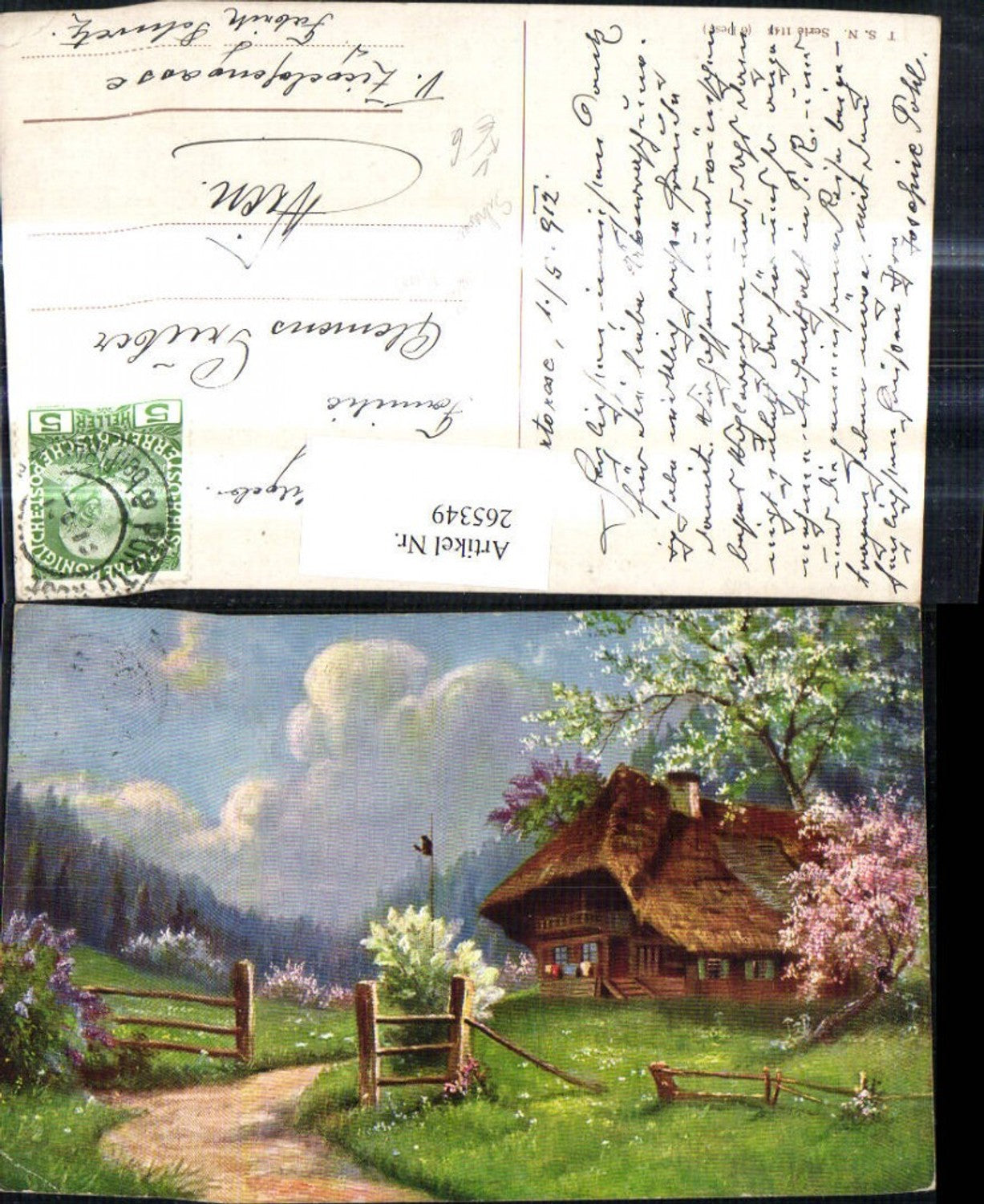 265349,Theo Stroefer 11486 Künstler Ak Schwarzwaldhaus Schwarzwald Landschaft
