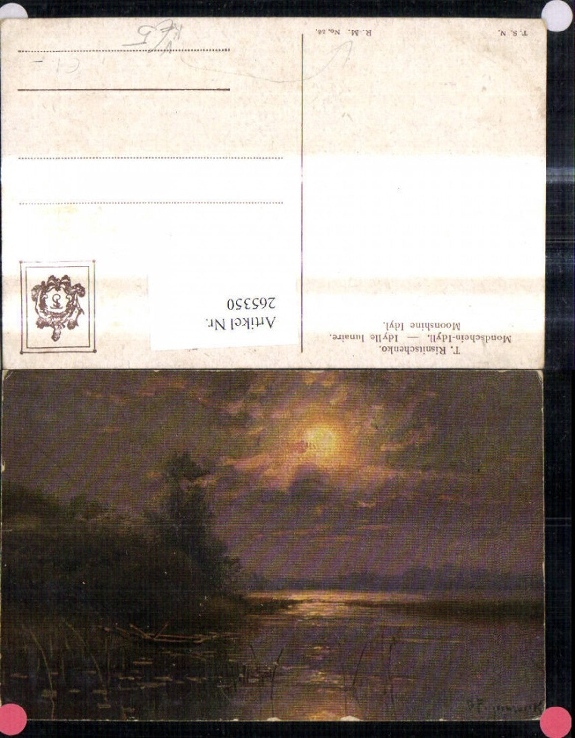 265350,Theo Stroefer Russische Meister 56 T. Risnitschenko Mondschein Idylle