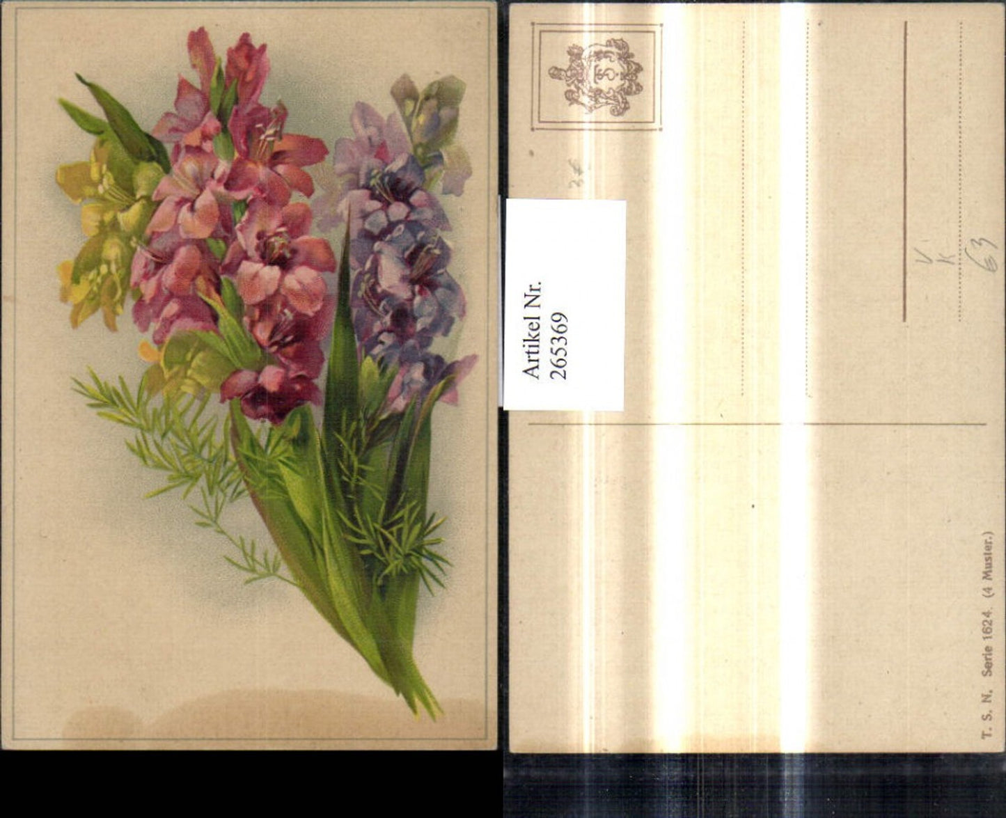 265369,Theo Stroefer 1624/4 Flowers Gladiolus