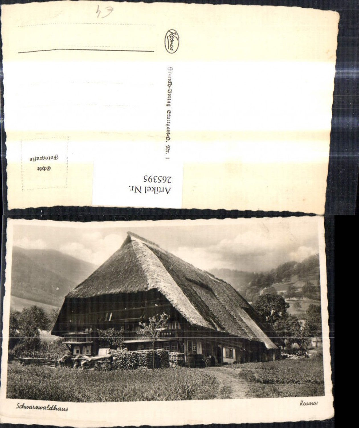 265395,Fotokunst Schwarzwaldhaus Schwarzwald Reetdachhaus