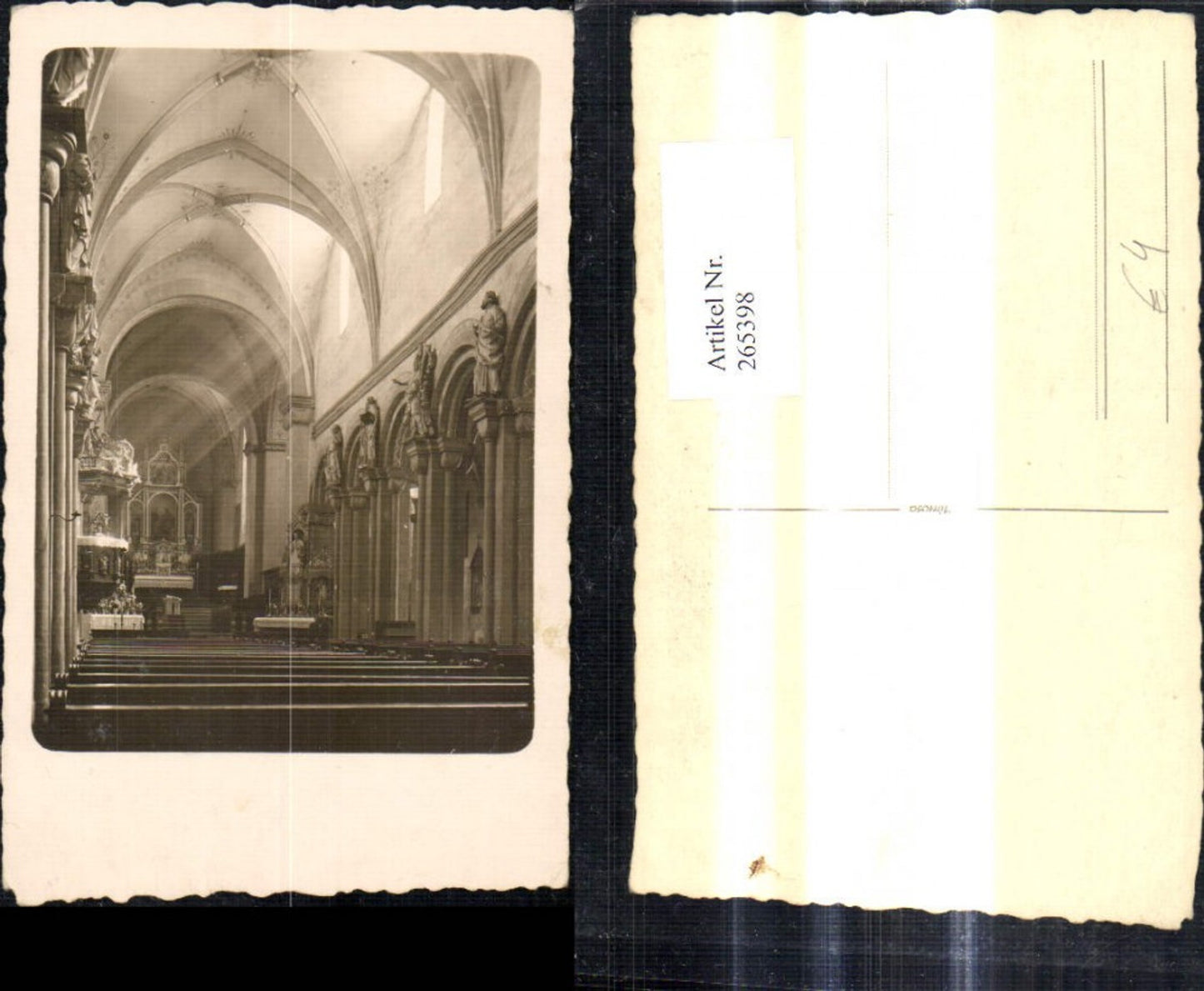 265398,Fotokunst Kirche Altar Innenansicht