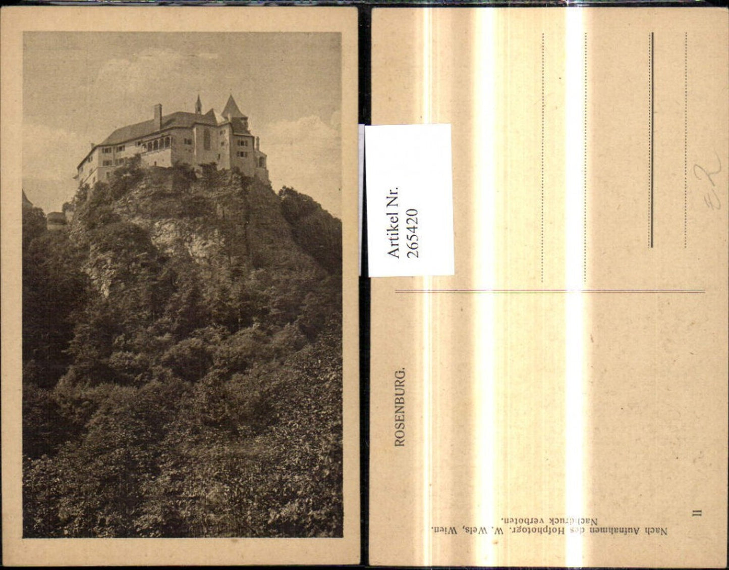 265420,Schloss Burg Rosenburg Rosenburg-Mold