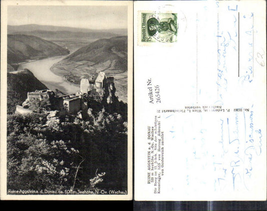 265426,Schloss Burg Ruine Aggstein a. d. Donau Wachau