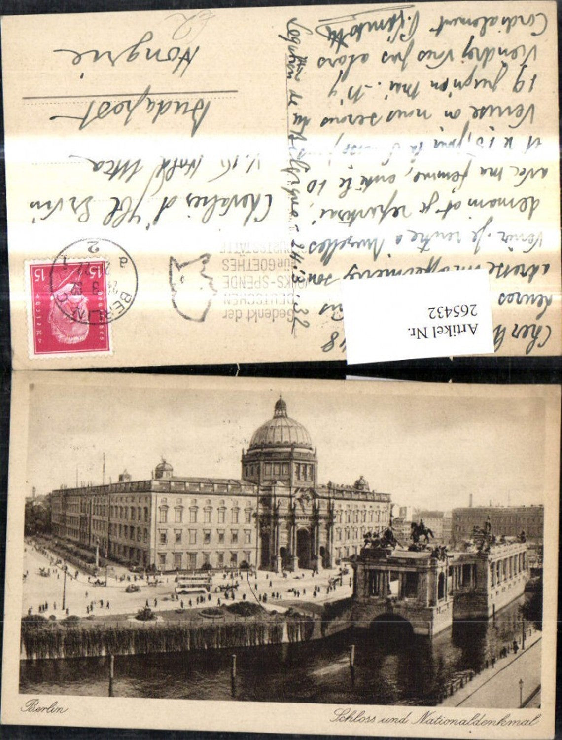 265432,Schloss Burg Berlin u. Nationaldenkmal