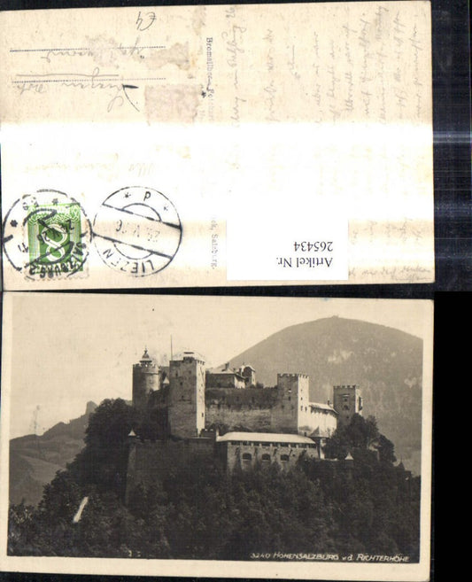 265434,Schloss Burg Festung Hohensalzburg v. d. Richterhöhe Salzburg