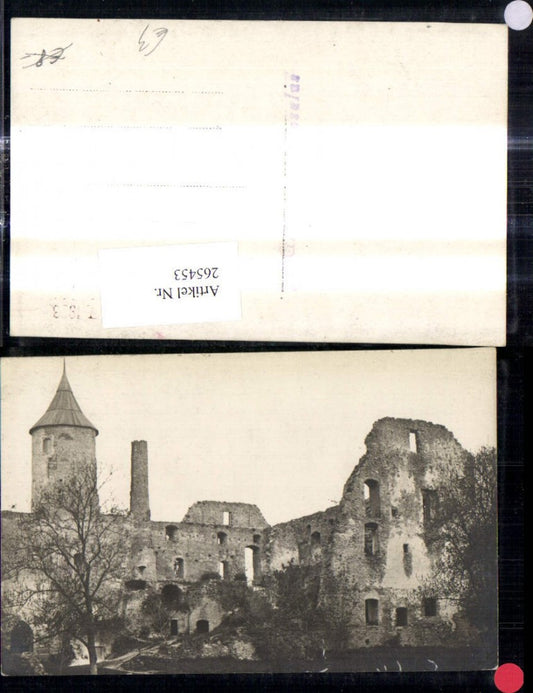 265453,Foto Ak Ruine Burg