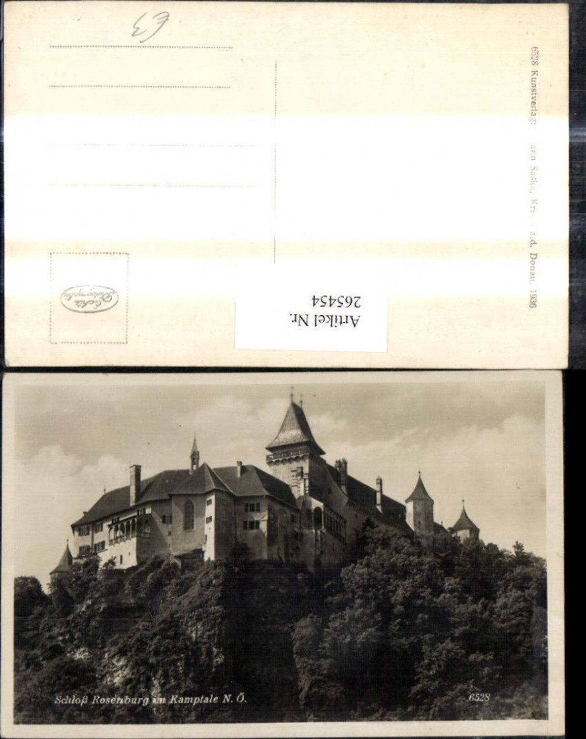 265454,Foto Ak Schloss Burg Rosenburg i. Kamptal Rosenburg-Mold