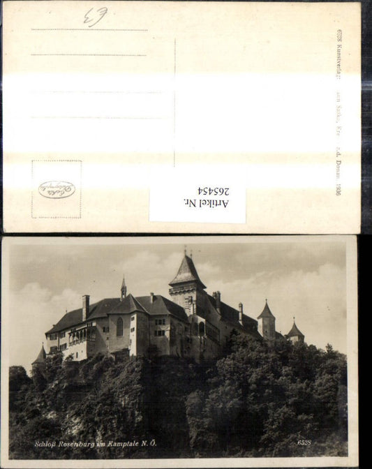 265454,Foto Ak Schloss Burg Rosenburg i. Kamptal Rosenburg-Mold
