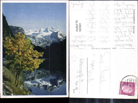 265463,Salzkammergut Gosausee Gosau pub F. E. Brandt 5393/2