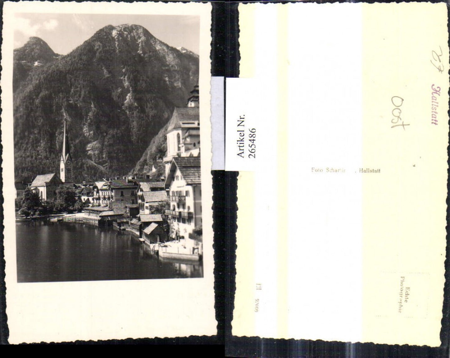 265486,Foto Ak Hallstatt Ansicht