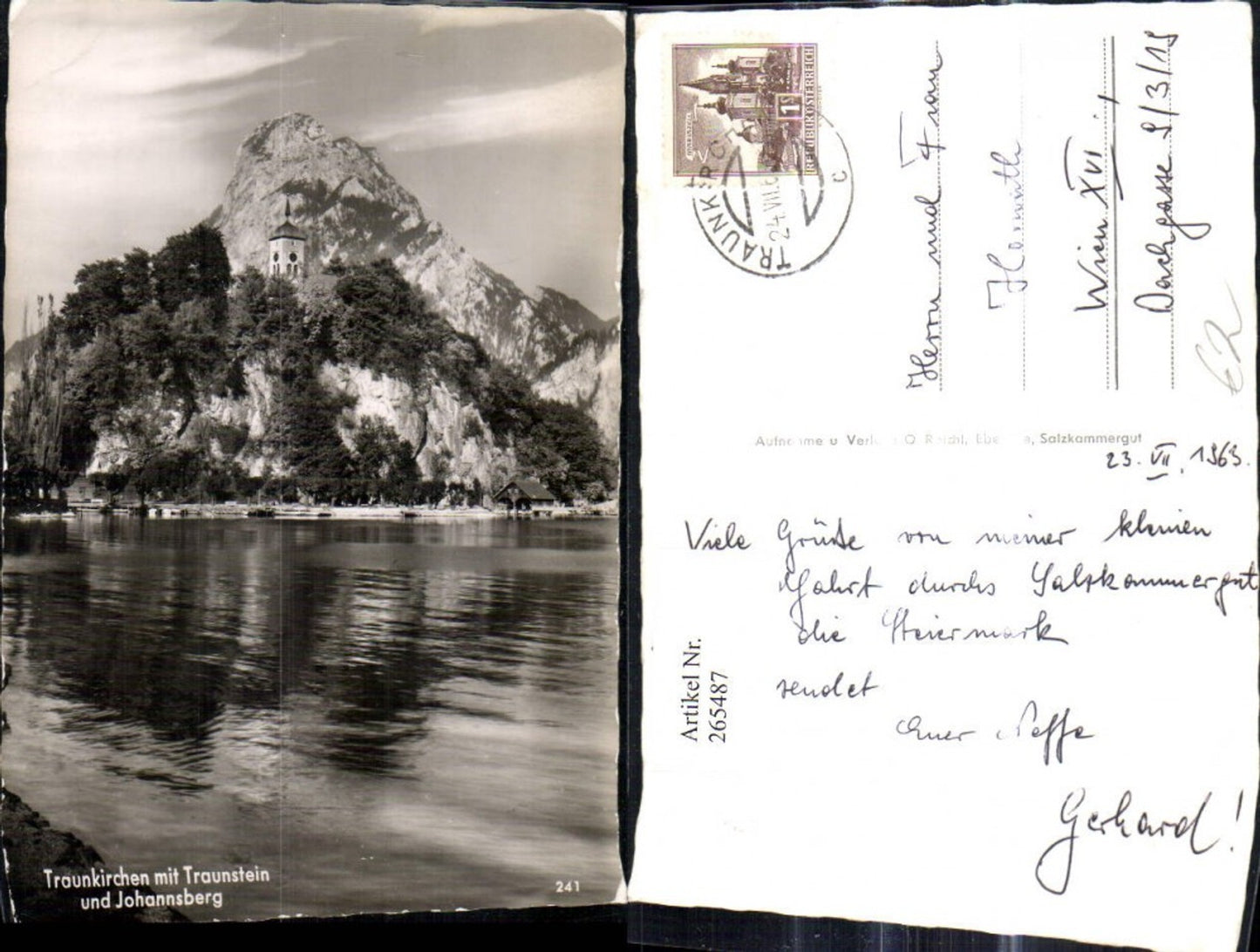 265487,Traunkirchen m. Traunstein u. Johannsberg