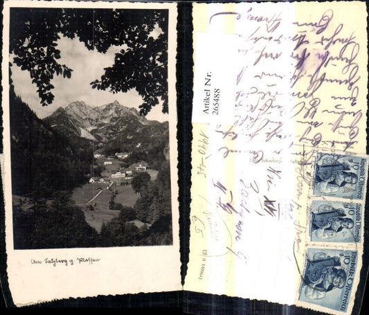 265488,Foto Ak Am Salzberg g. Platten Hallstatt