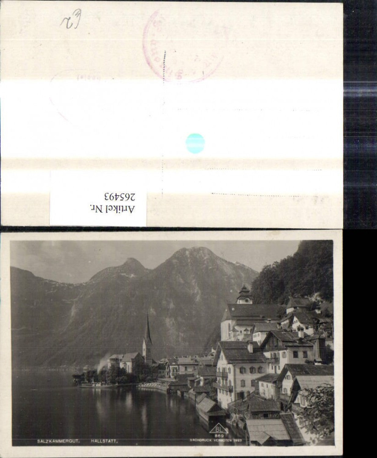 265493,Foto Ak Hallstatt Salzkammergut