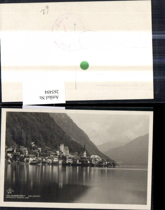265494,Foto Ak Hallstatt Salzkammergut